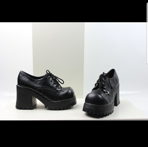 MAJOR ISO Soda Chunky Gothic Platform Heels - Picture 4 of 4